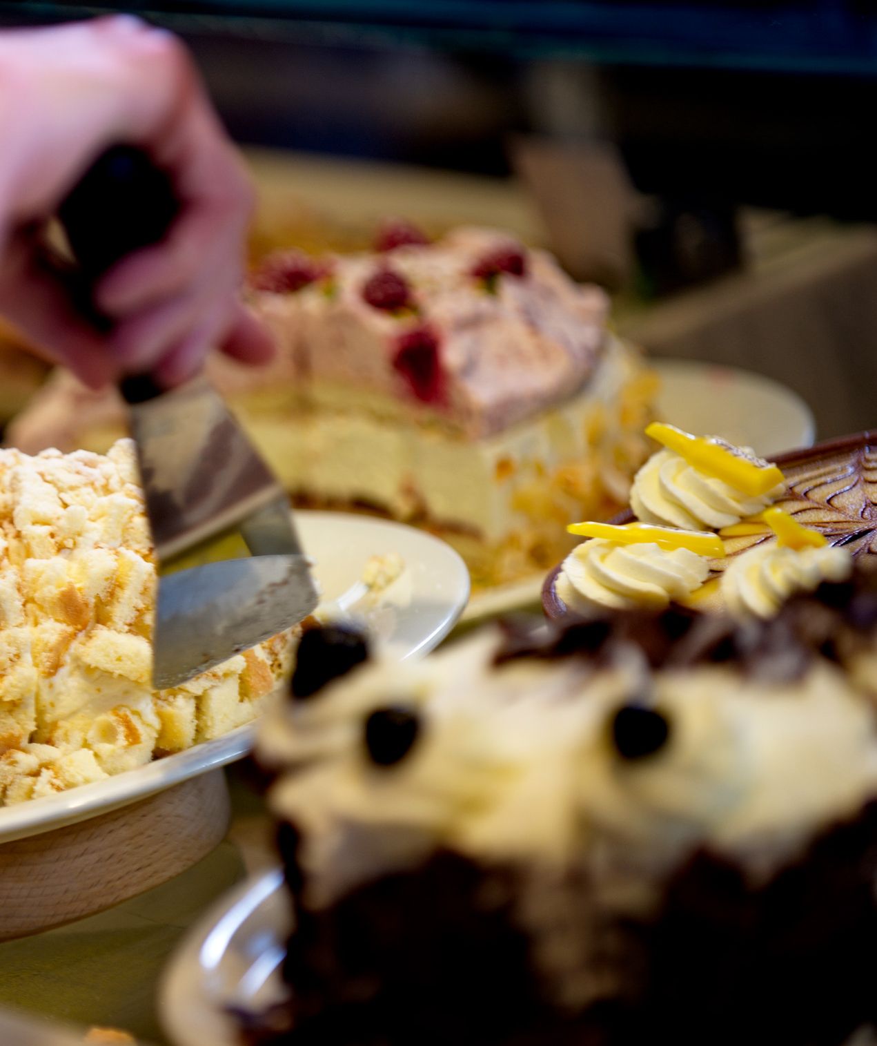 frische Torten, Kaffee und Kuchen in der Bäckerei Ingwersen in Morsum auf Sylt